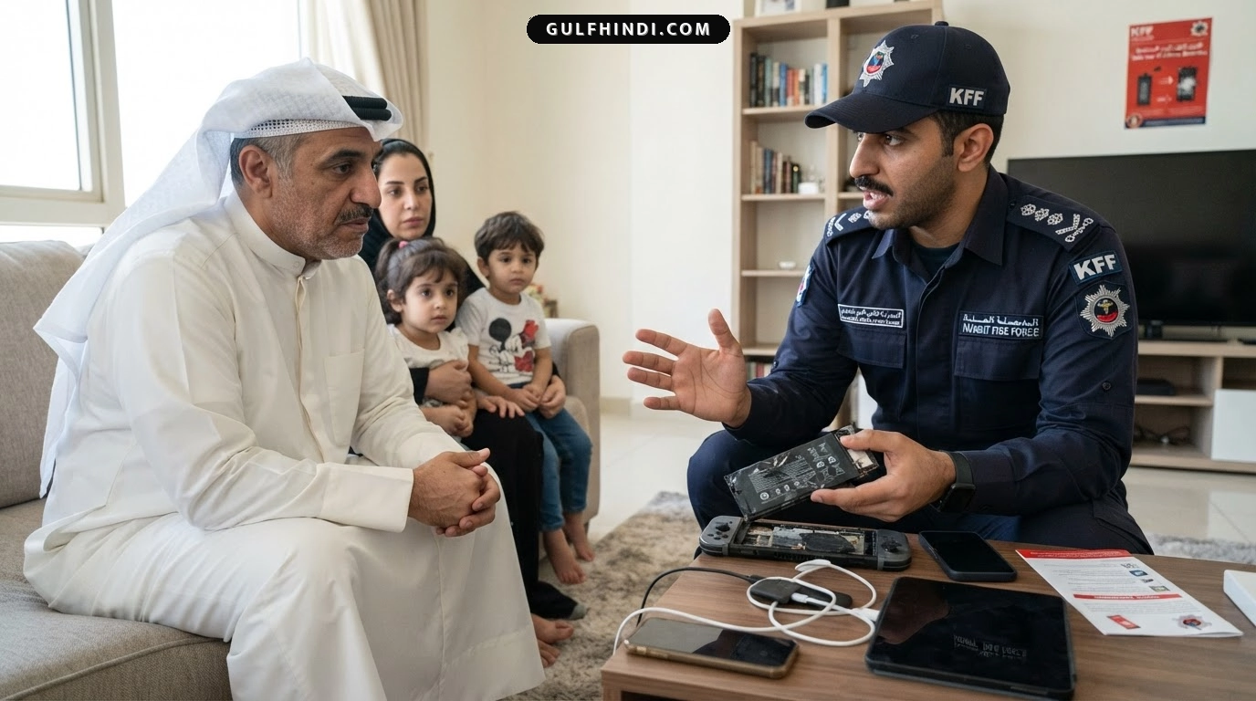 Kuwait Fire Force की चेतावनी: घर में लिथियम बैटरी वाली चीज़ों का इस्तेमाल करते समय बरतें सावधानी