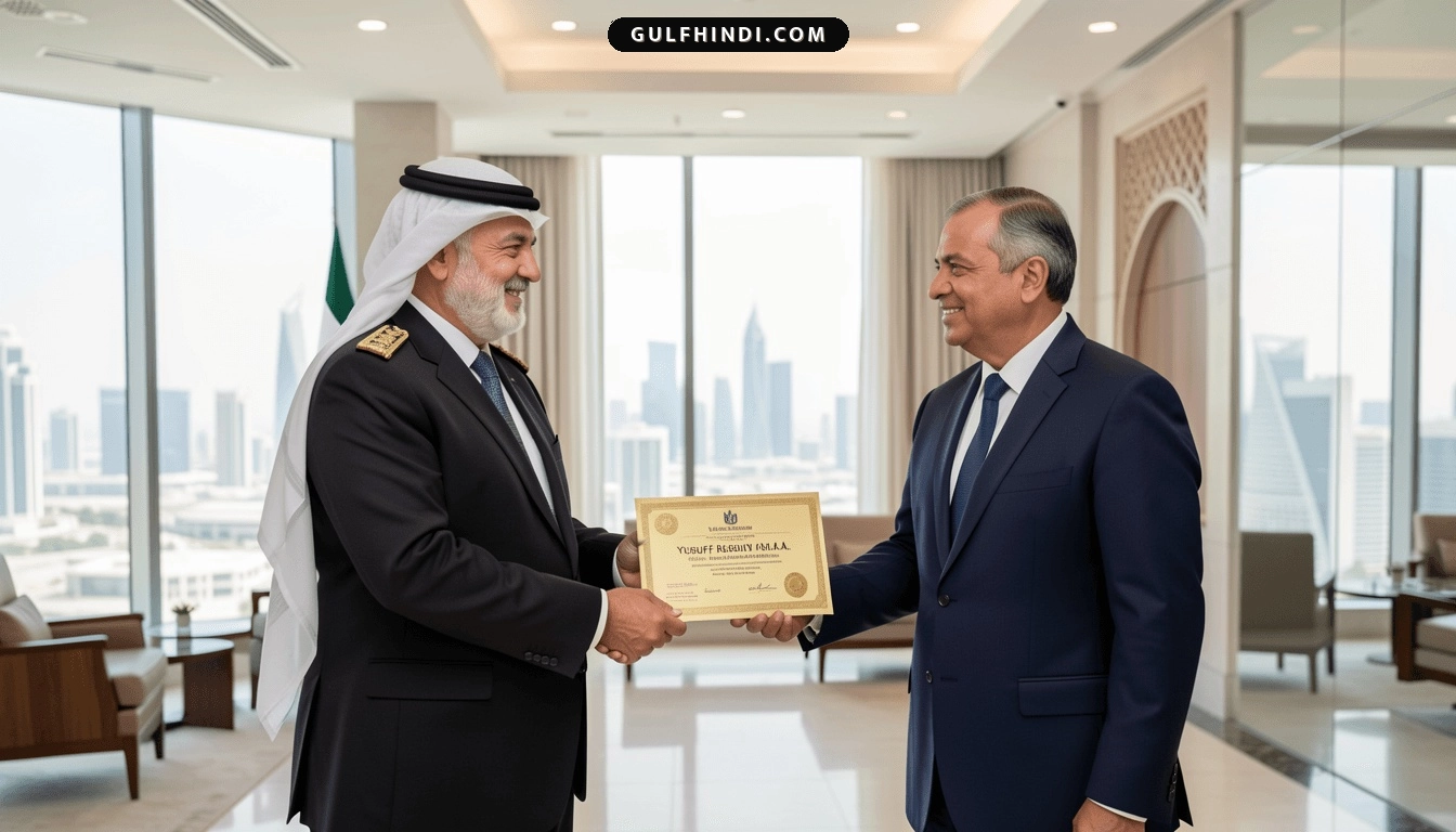 Kuwait ने जारी किया पहला गोल्डन रेजीडेंसी परमिट, लुश ग्रुप के चेयरमैन यूसुफ अली को मिला 15 साल का वीजा.