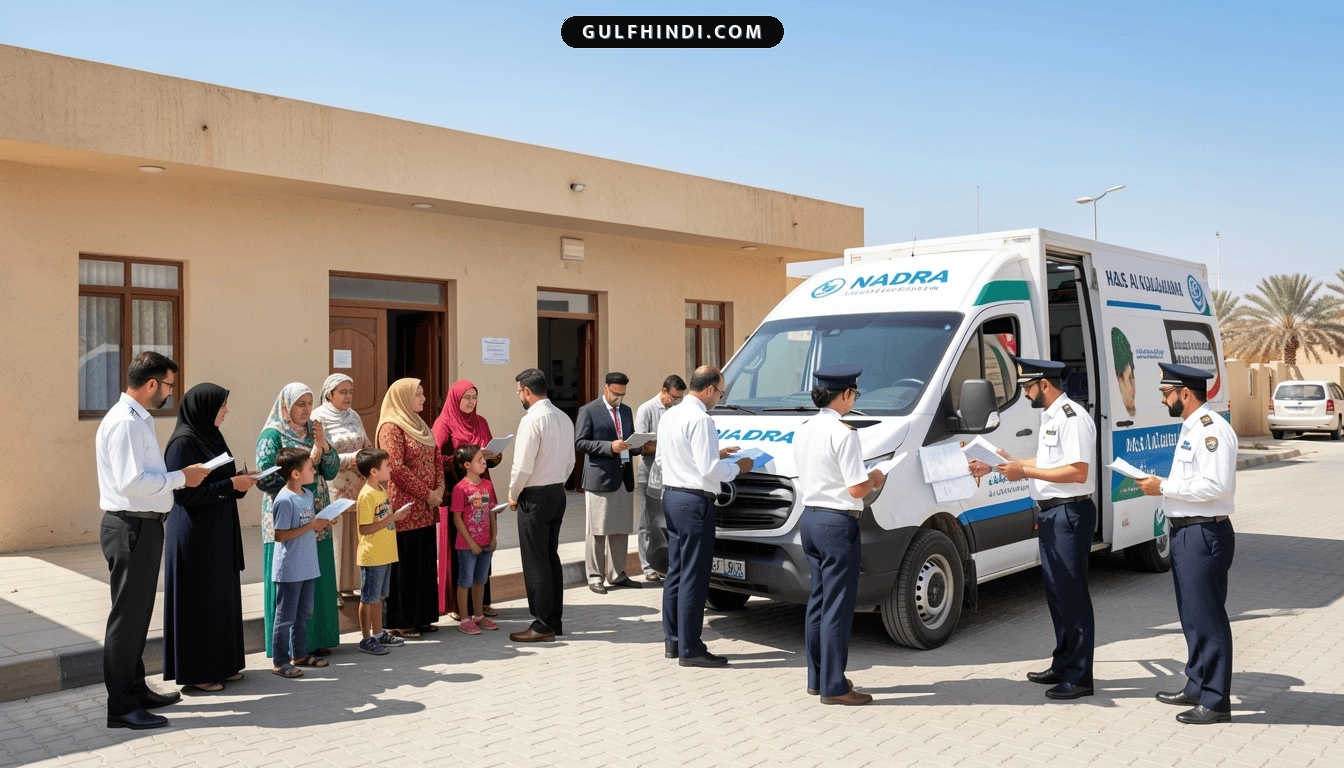 UAE में रह रहे पाकिस्तानियों के लिए राहत, NADRA की मोबाइल टीम ने दी आईडी सेवाएं