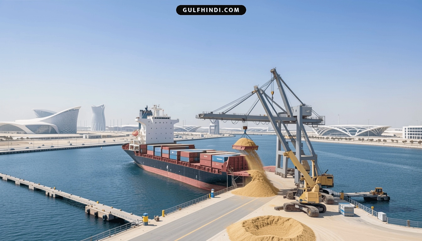 Neom Port पर हुआ बड़ा काम, SABL कंपनी ने उतारा 66,000 टन गेहूं का पहला जहाज