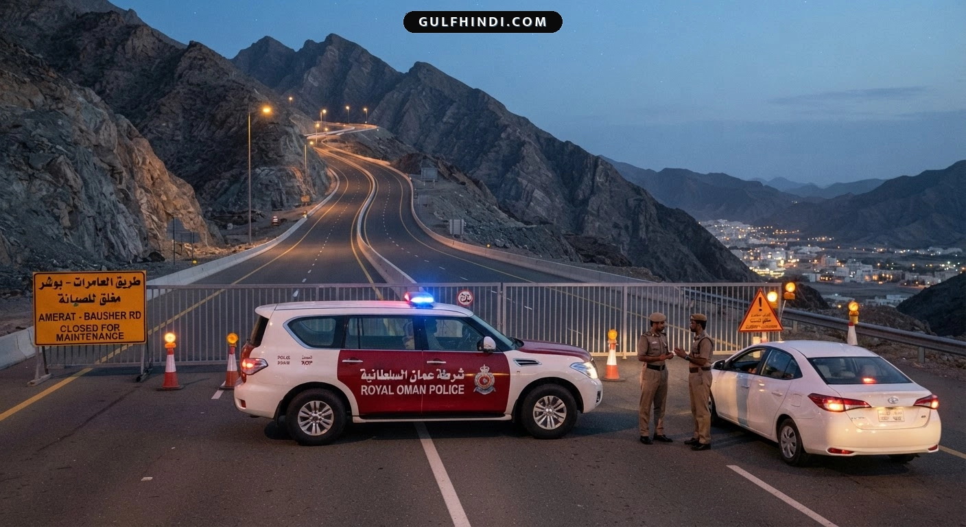 Oman: मस्कट का अमरत-बौशर माउंटेन रोड रहेगा बंद, मस्कट म्युनिसिपलिटी ने दी जानकारी