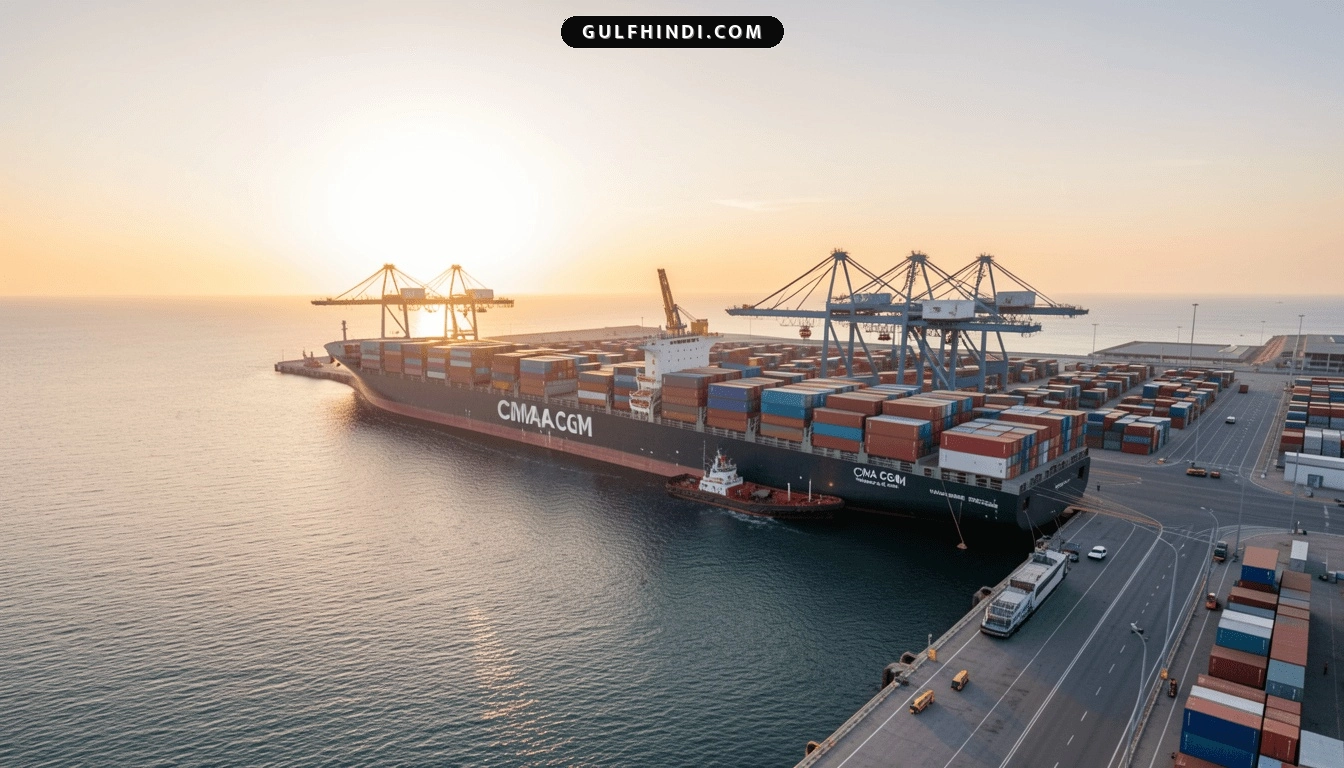 Oman: Duqm पोर्ट पर पहुंचा अब तक का सबसे बड़ा कंटेनर जहाज, Asyad Terminal ने रचा इतिहास