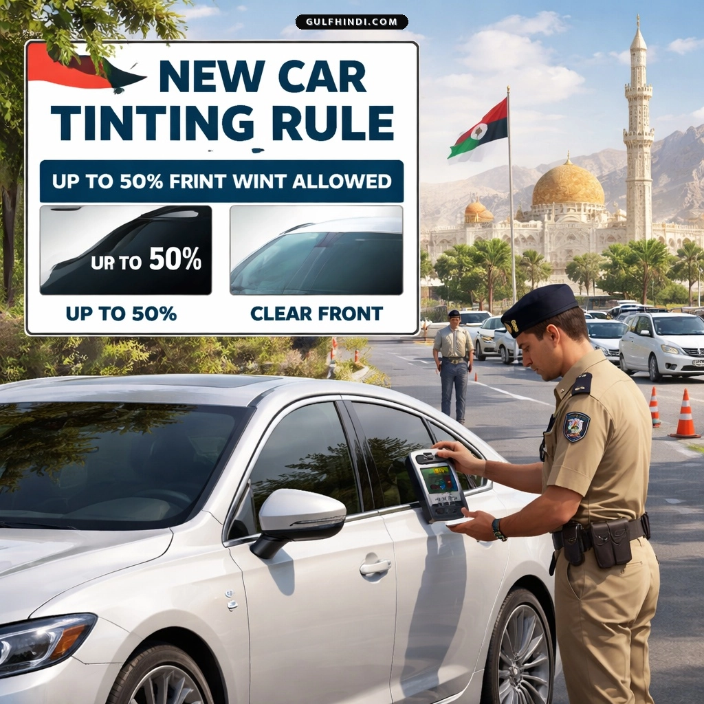 Oman New Rule: गाड़ियों के शीशों पर टिंटिंग के लिए नया नियम, अब 50% तक की अनुमति, सामने का शीशा रहेगा साफ