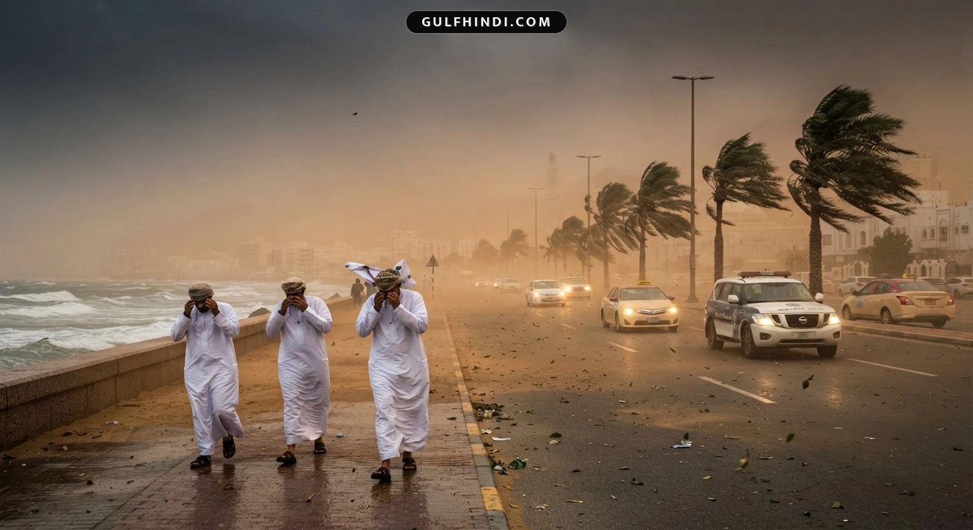 Oman Weather Alert: ओमान में अगले कुछ दिनों तक चलेगी तेज हवा और धूल भरी आंधी, मौसम विभाग ने जारी की चेतावनी