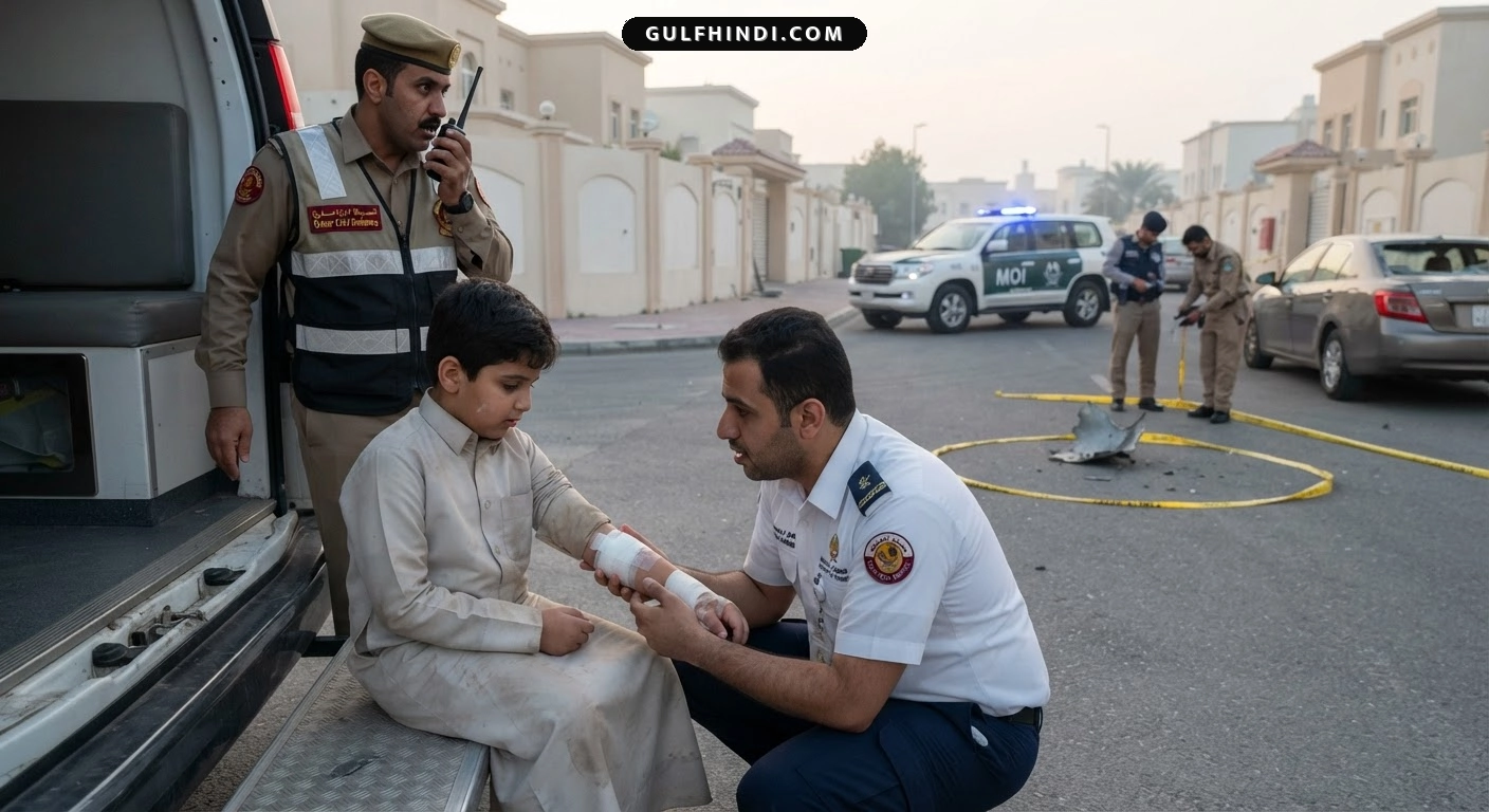 Qatar Security Alert: ईरान के हमलों के बीच कतर में अलर्ट, मलबे की चपेट में आने से बच्चा घायल.