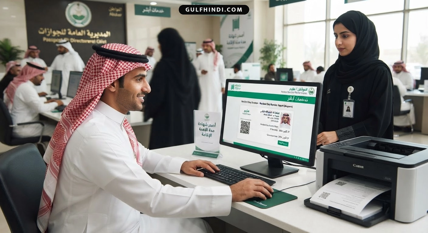 Saudi Arabia: रेजिडेंट स्टे ड्यूरेशन रिपोर्ट या मुकीम पेपर कैसे निकालें, जानें पूरी प्रक्रिया.