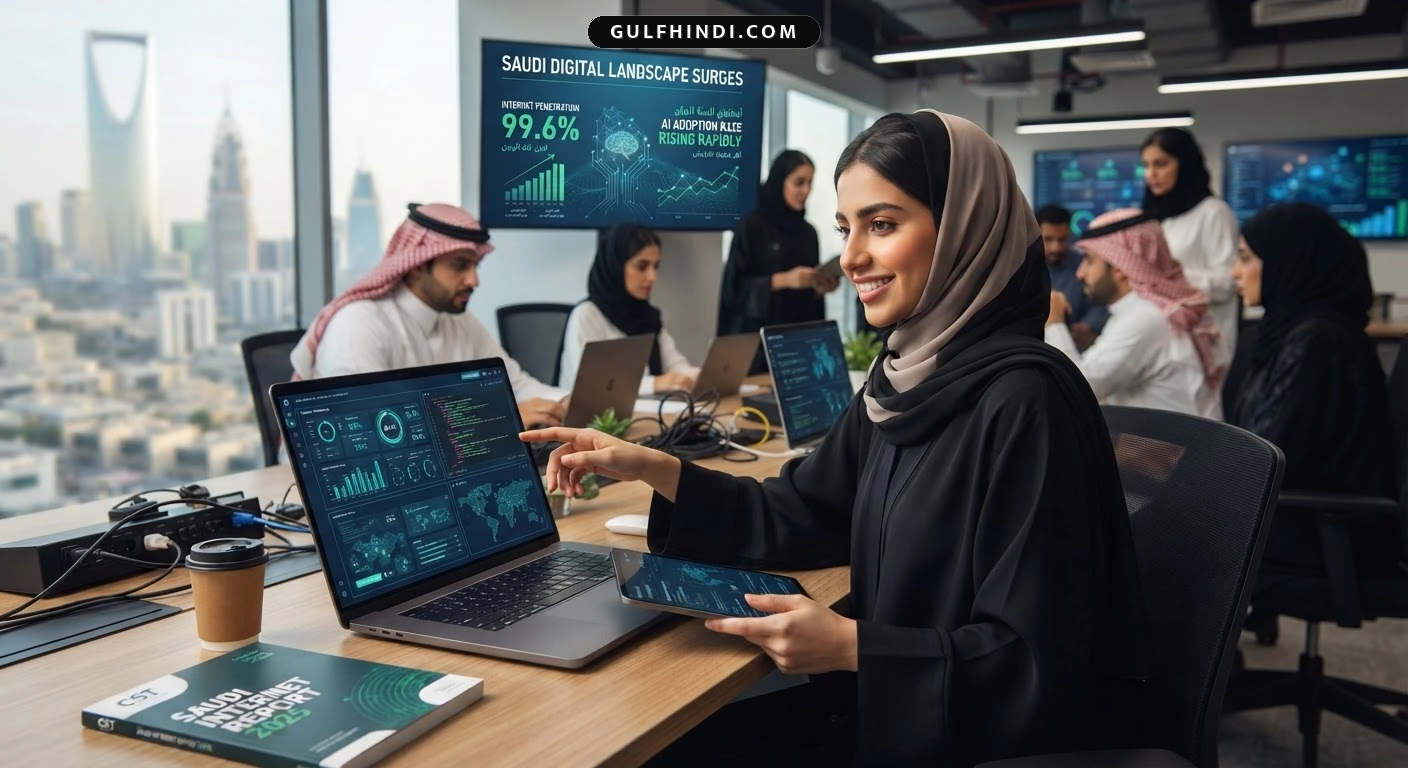 Saudi Arabia Digital Report: सऊदी अरब में इंटरनेट का इस्तेमाल बढ़ा, 99.6 प्रतिशत आबादी ऑनलाइन.