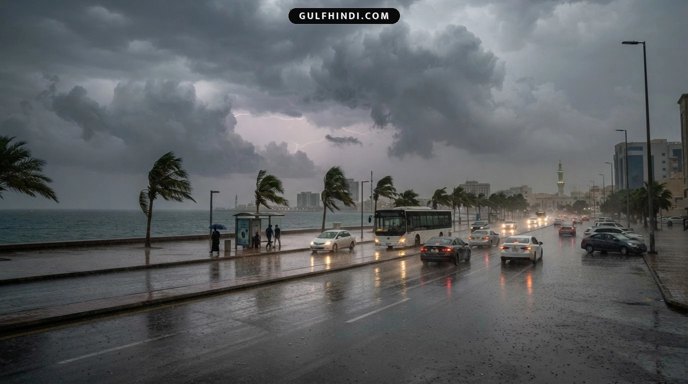 Saudi Arabia Weather Alert: सऊदी अरब के कई इलाकों में हफ्ते भर होगी भारी बारिश, मौसम विभाग ने जारी की चेतावनी