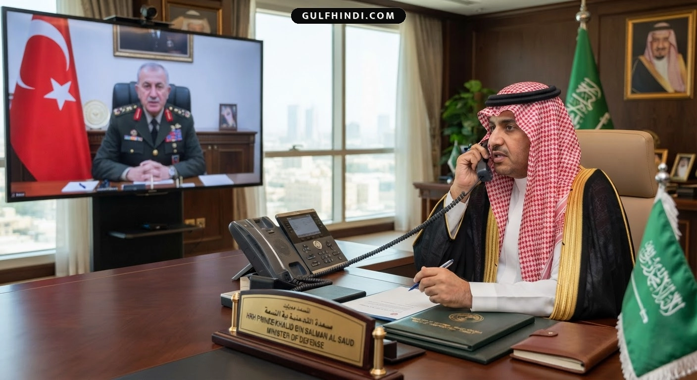 Saudi Arabia और Turkey के बीच सैन्य सहयोग पर चर्चा, रक्षा मंत्रियों ने क्षेत्रीय सुरक्षा और मिसाइल रक्षा पर की बात.