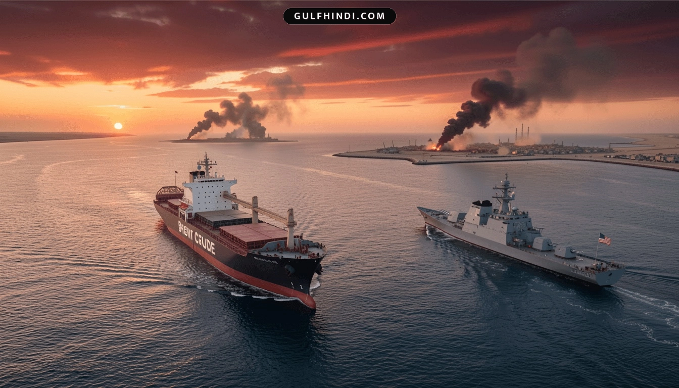 Strait of Hormuz में बढ़ी तनातनी, अमेरिका और ईरान के बीच जंग से कच्चे तेल की कीमतें 3% उछलीं