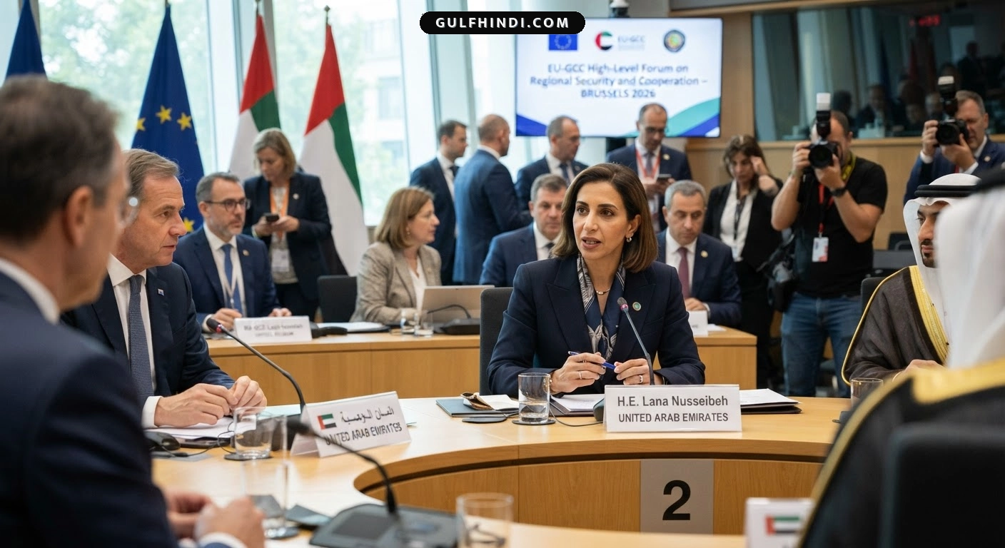 UAE और EU के बीच सुरक्षा और व्यापार पर बड़ी बैठक, होर्मुज जलडमरूमध्य की सुरक्षा पर हुई चर्चा