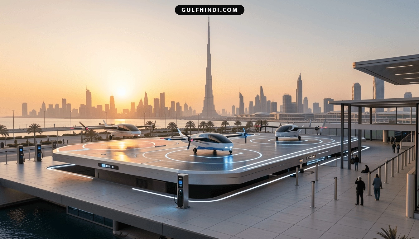UAE Air Taxi Update: दुनिया का पहला कमर्शियल वर्टीपोर्ट हुआ तैयार, अब उड़ने वाली टैक्सियों से होगा सफर