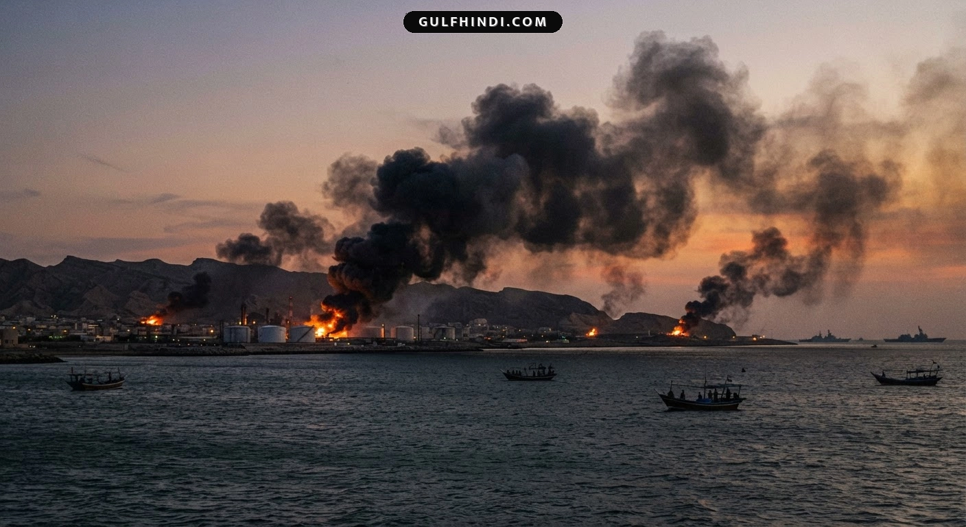 Persian Gulf में बढ़ा तनाव, अमेरिका ने Qeshm द्वीप पर किया हमला, राष्ट्रपति Trump ने लगाया ईरान पर ब्लॉकेड.