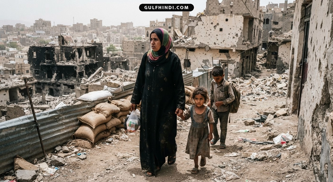 Yemen: ताइज़ में स्नाइपर का डर और महंगाई की मार, 10 हज़ार से ज़्यादा घर हुए तबाह