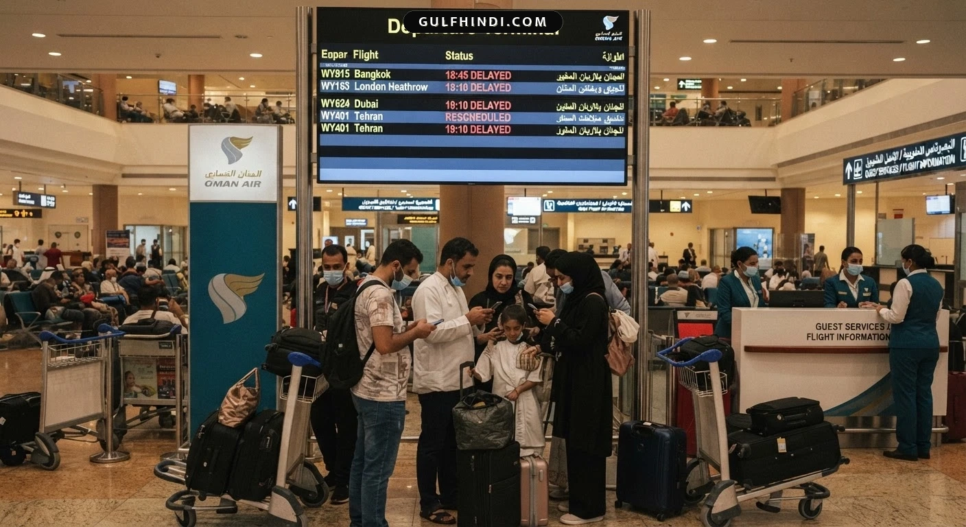 Oman Air: क्षेत्रीय तनाव के कारण ओमान एयर की उड़ानों में देरी, यात्रियों को मिलेगी टिकट रिफंड की सुविधा.